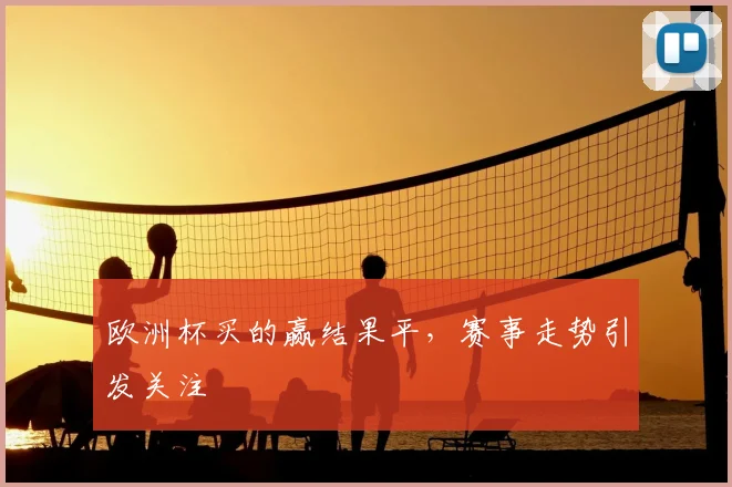 欧洲杯买的赢结果平,赛事走势引发关注