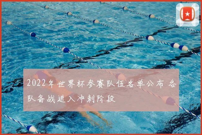 2022年世界杯参赛队伍名单公布 各队备战进入冲刺阶段